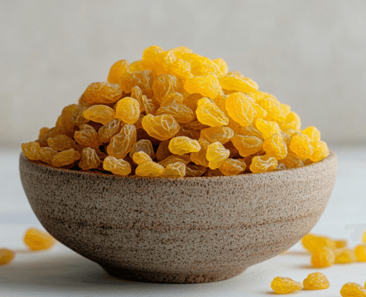 Premium GI‑tagged Sangli raisins from Maharashtra – golden, naturally sweet, impurity‑free, and graded to international standards for global confectionery, bakery, and gourmet use.
